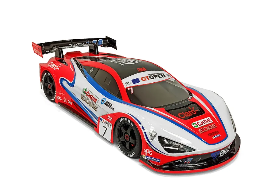 Bittydesign 1/7 Seven65 GT Unpainted Body Shell w/ Decals image 72542