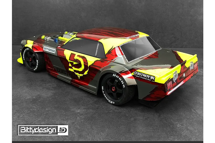 Bittydesign 1/7 Destroyer Unpainted Body Shell w/ Decals image 72573