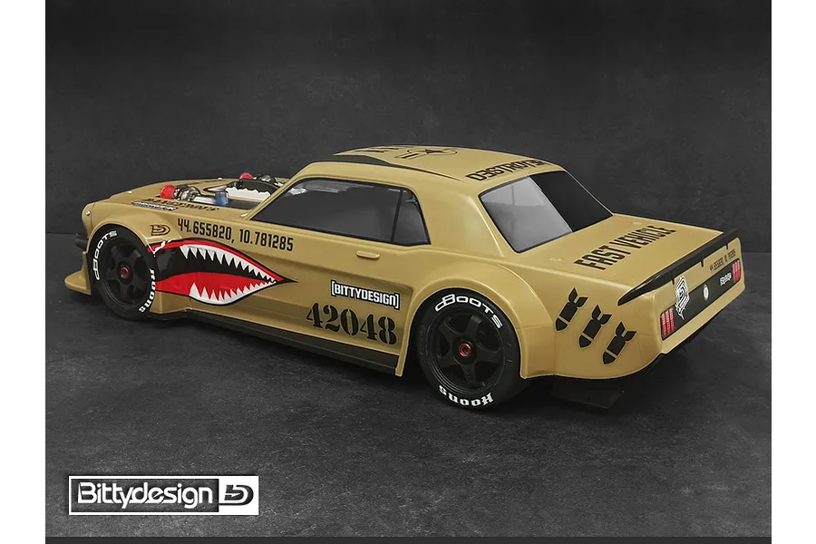 Bittydesign 1/7 Destroyer Unpainted Body Shell w/ Decals image 72576