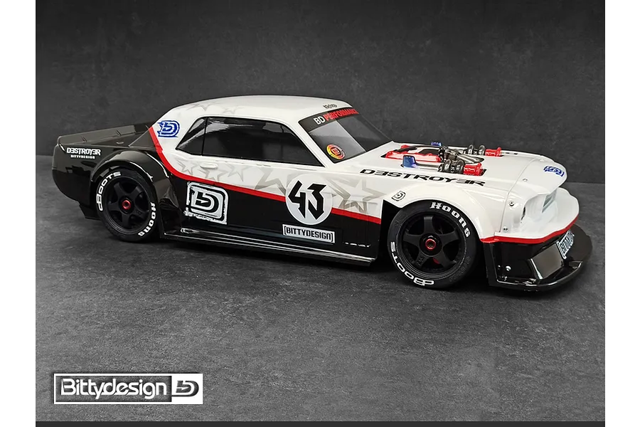 Bittydesign 1/7 Destroyer Unpainted Body Shell w/ Decals image 72578