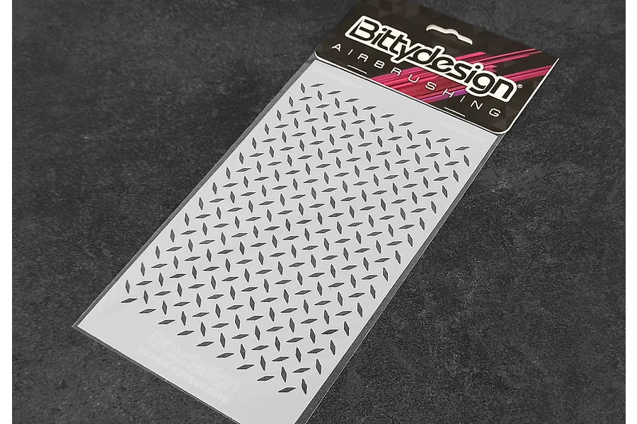 Bittydesign Diamond Plate Vinyl Stencil image 72598