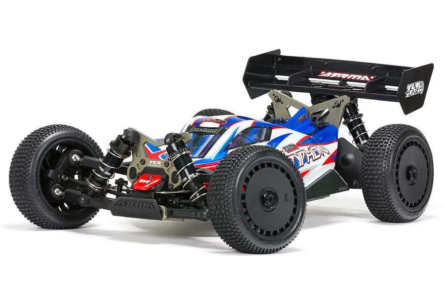 ARRMA Typhon 6S TLR Tuned 4X4 RC Buggy Electric Brushless 4WD 1/8 Scale RTR - Red/Blue image 72682
