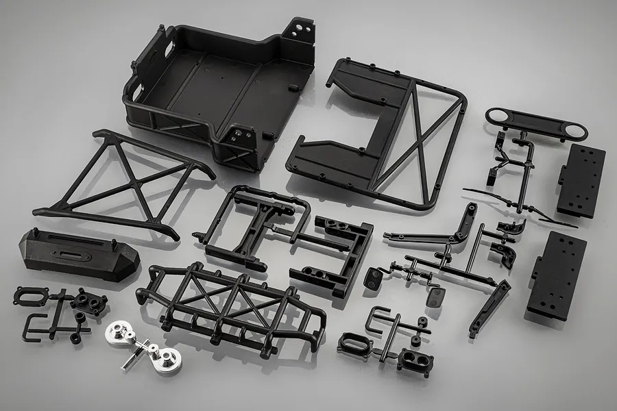 MST 1/8 J45C Unpainted Body Shell w/ Accessories image 72758