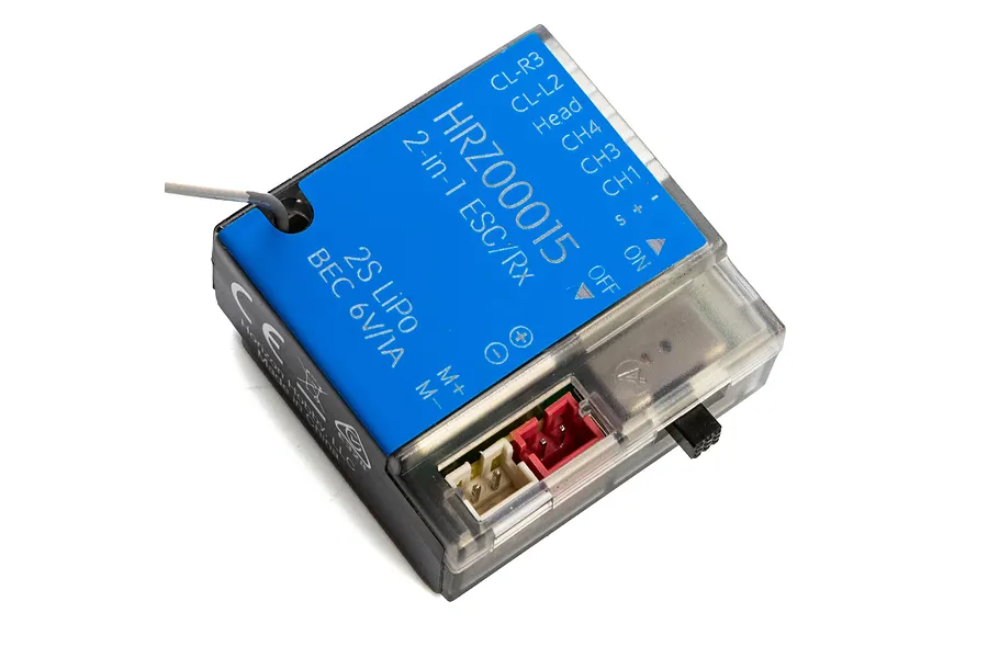 Horizon Hobby 1/24 EC2 2-in-1 ESC &amp;amp; 2.4Ghz 2Ch Receiver image 72771