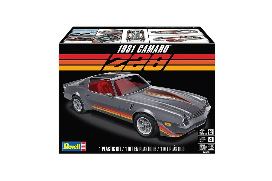 Revell 1/25 1981 Z-28 Camaro Scaled Plastic Model Kit image 72781