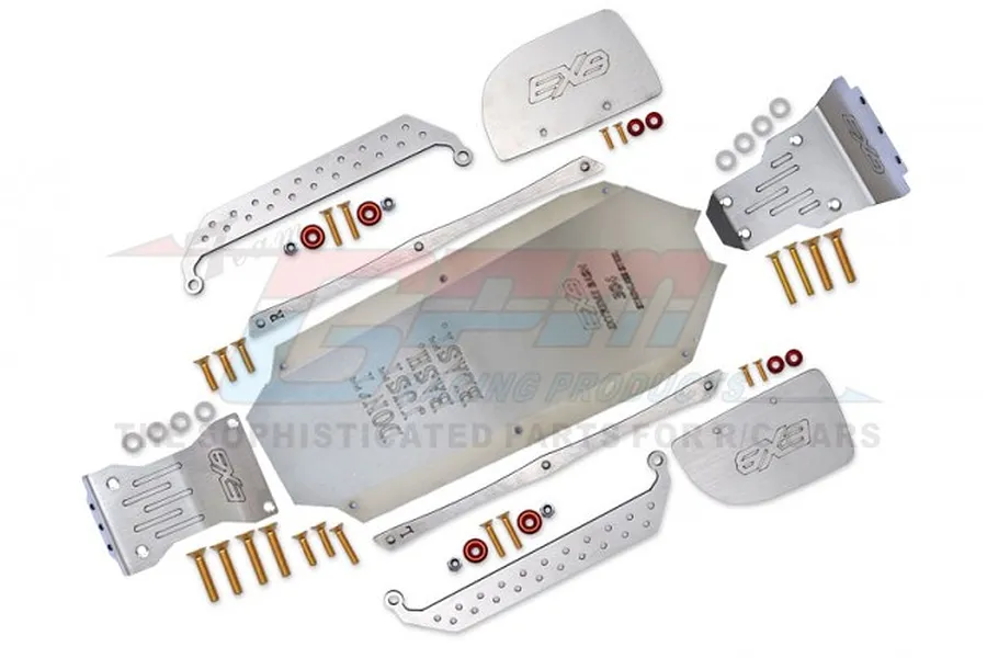 GPM Stainless Steel Complete Chassis Skid Plate Set image 72858