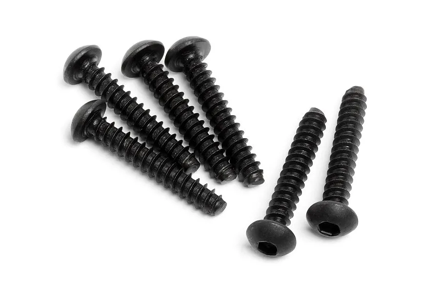 HPI 3x18mm Coarse Thread Button Head Screws 6Pcs image 7300