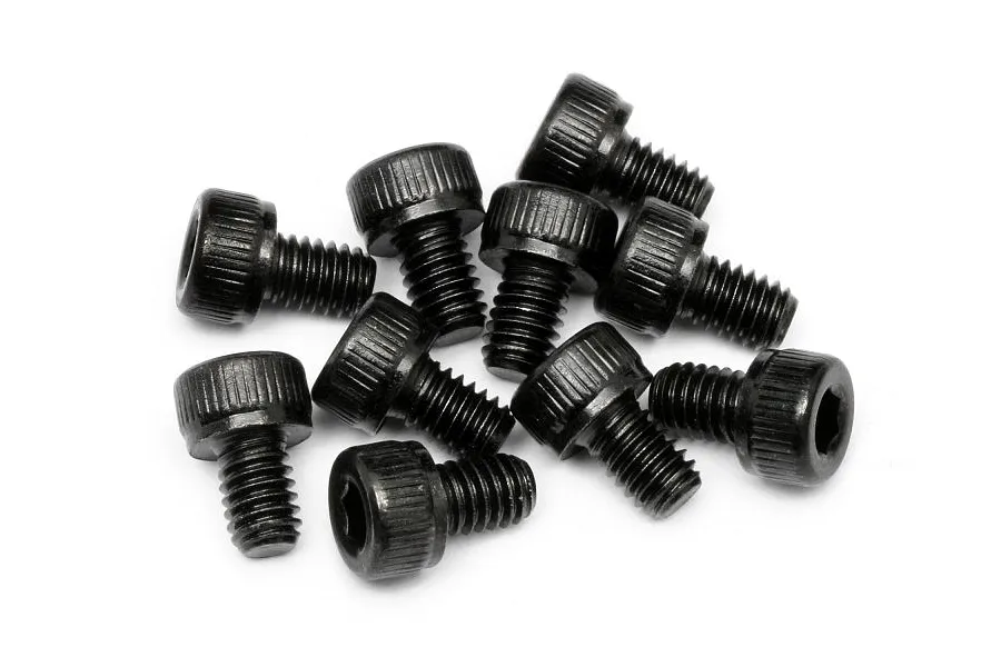 HPI 4x6mm Fine Thread Cap Head Screws 10Pcs image 7302