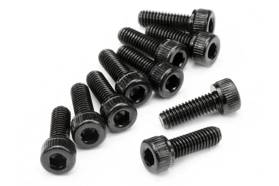HPI 4x12mm Fine Thread Cap Head Screws 10Pcs image 7303