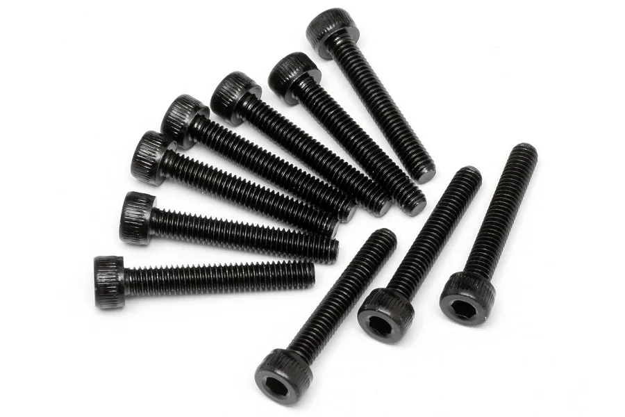 HPI 4x25mm Fine Thread Cap Head Screws 10Pcs image 7305
