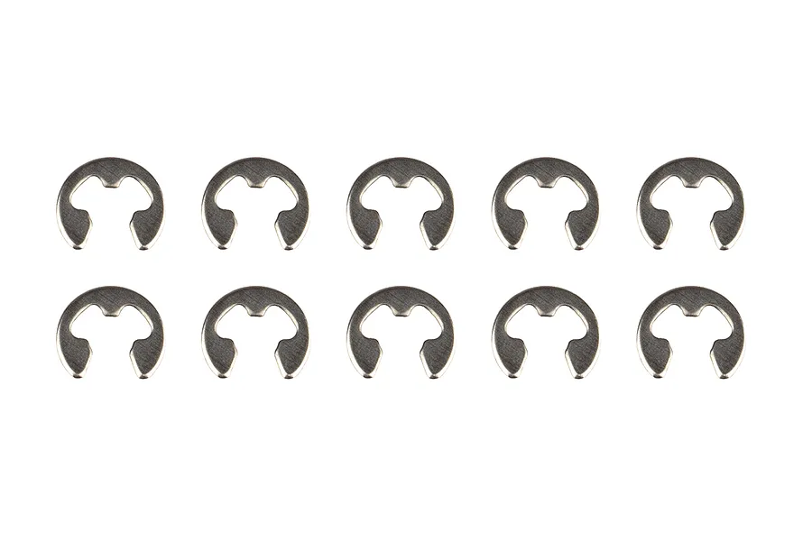 Team Associated 3mm E-Clips 10Pcs image 73080
