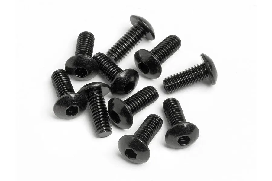 HPI 4x10mm Fine Thread Button Head Screws 10Pcs image 7310