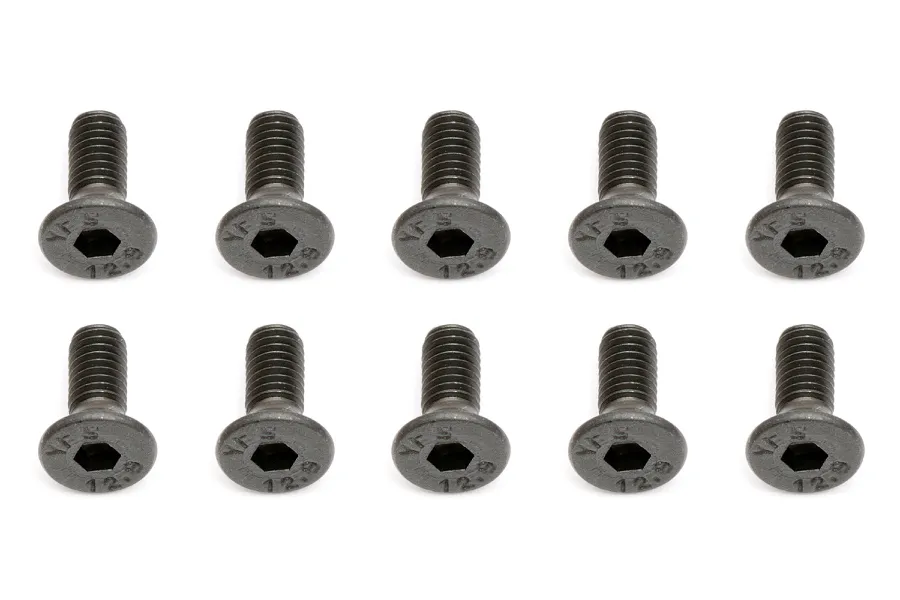 Team Associated 3x8mm Fine Thread Countersunk Head Screws 10Pcs image 73094