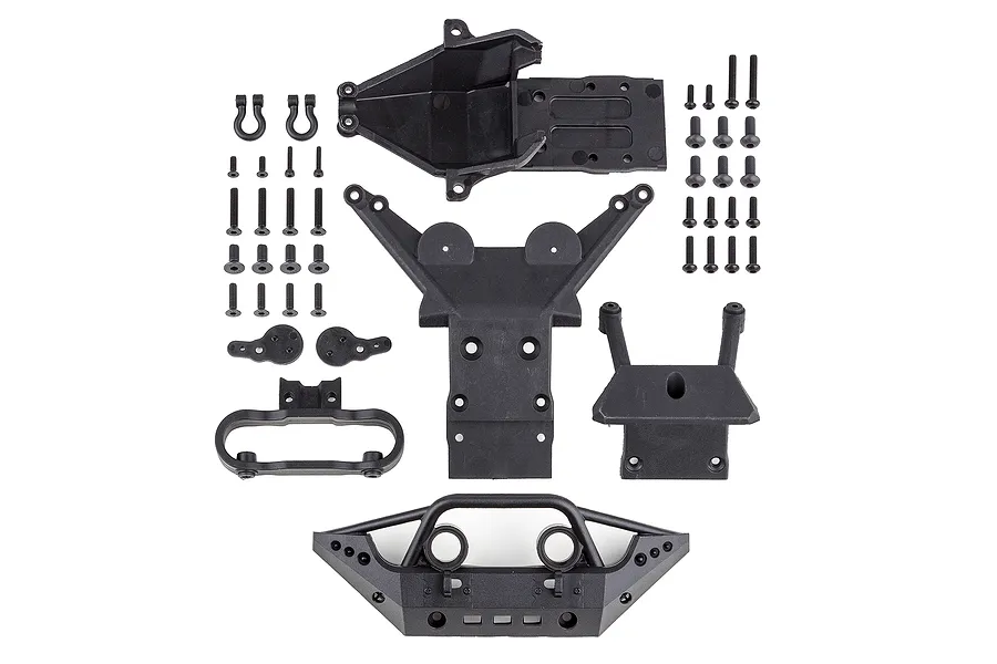 Team Associated Rival MT10 Black Skid Plates image 73102