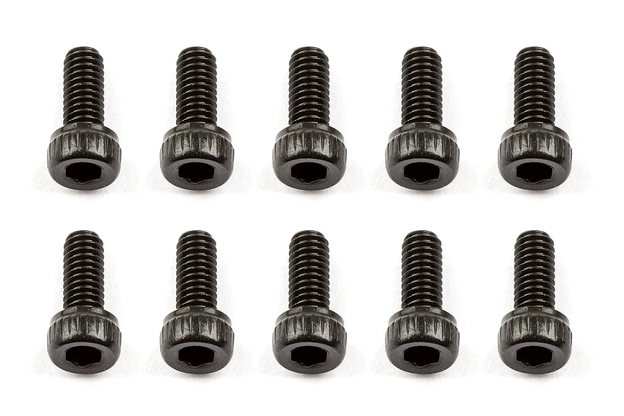 Team Associated 2.5x6mm Fine Thread Cap Head Screws 10Pcs image 73162