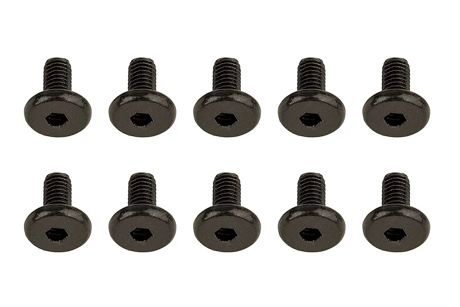 Team Associated 3x6mm Low Profile Fine Thread Cap Head Screws 10Pcs image 73165