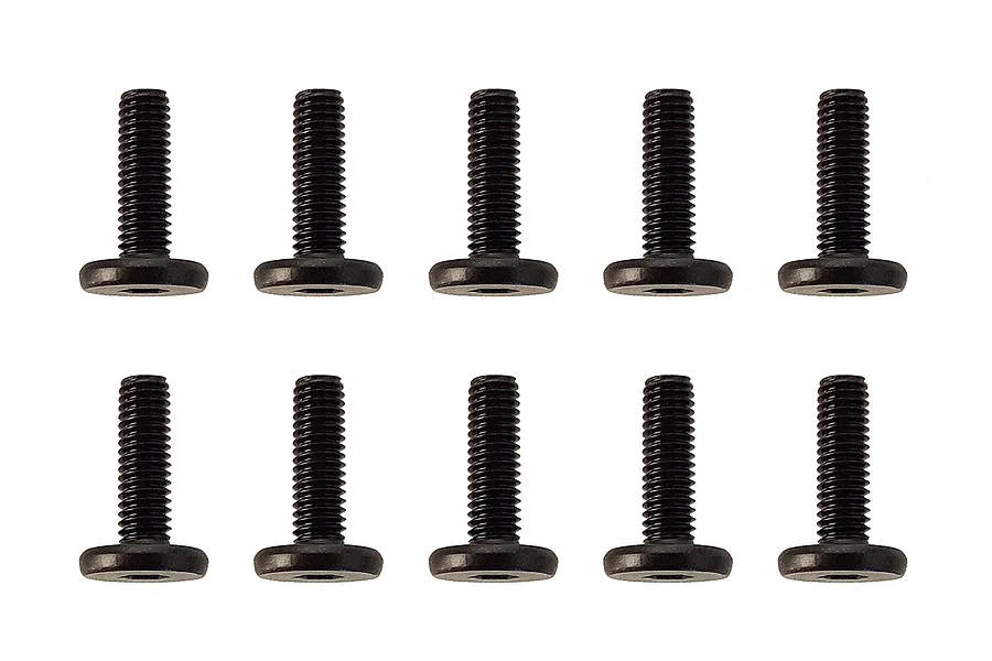 Team Associated 3x10mm Fine Thread Countersunk Head Screws 10Pcs image 73166