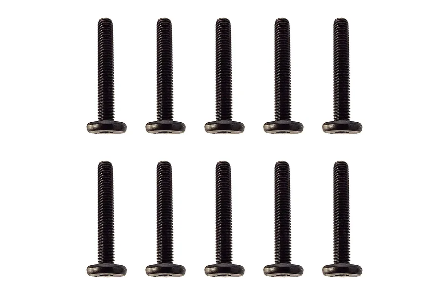 Team Associated 3x20mm Low Profile Fine Thread Cap Head Screws 10Pcs image 73167