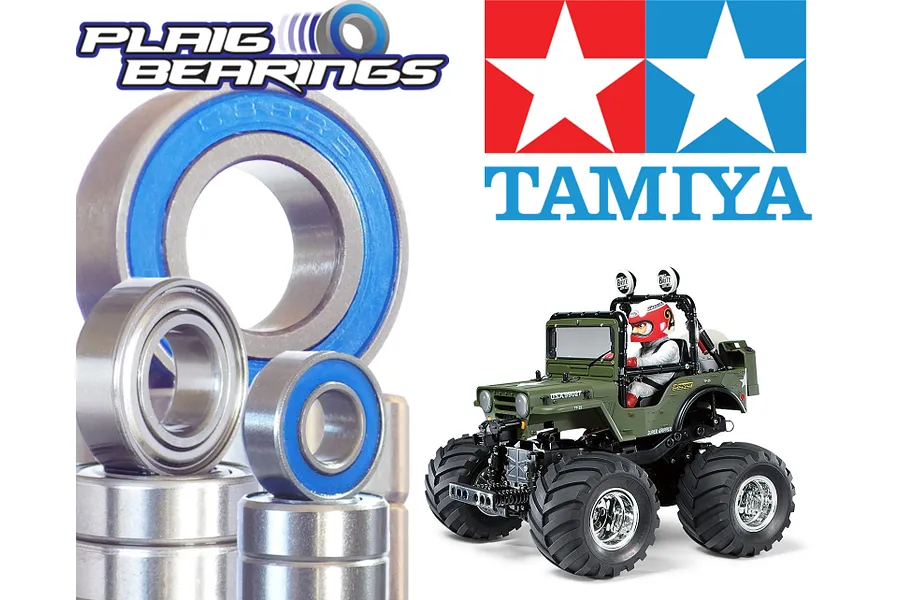 Plaig RC 1/10 Wild Willy 2 Rubber Shielded Bearing Kit image 73173