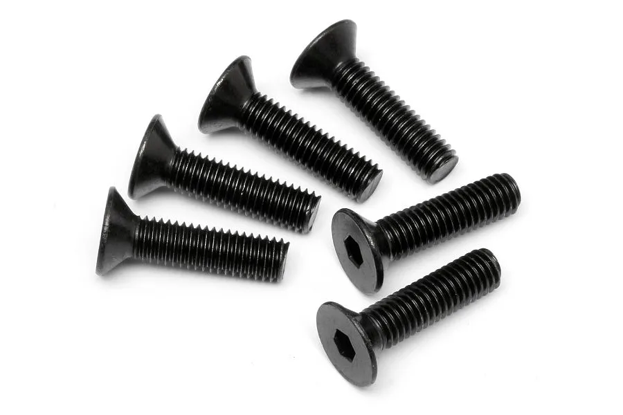 HPI 5x20mm Fine Thread Countersunk Head Screws 6Pcs image 7321