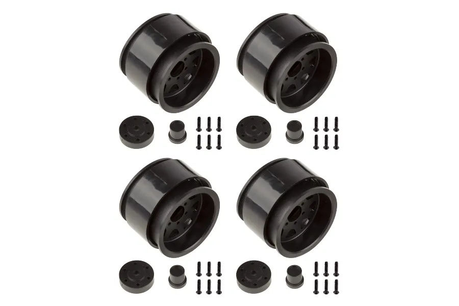 Element RC 1.9&amp;quot; Black Method Beadlock Rims 4Pcs image 73220
