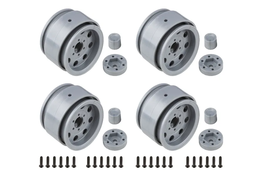Element RC 1.9&amp;quot; Silver The Ocho Rims 4Pcs image 73223