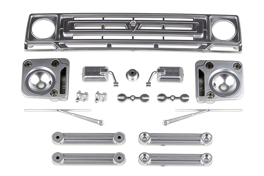 Element RC Sendero Satin Chrome Body Accessory Kit image 73232