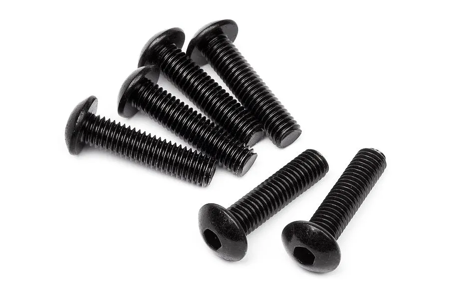 HPI 5x20mm Fine Thread Button Head Screws 6Pcs image 7325