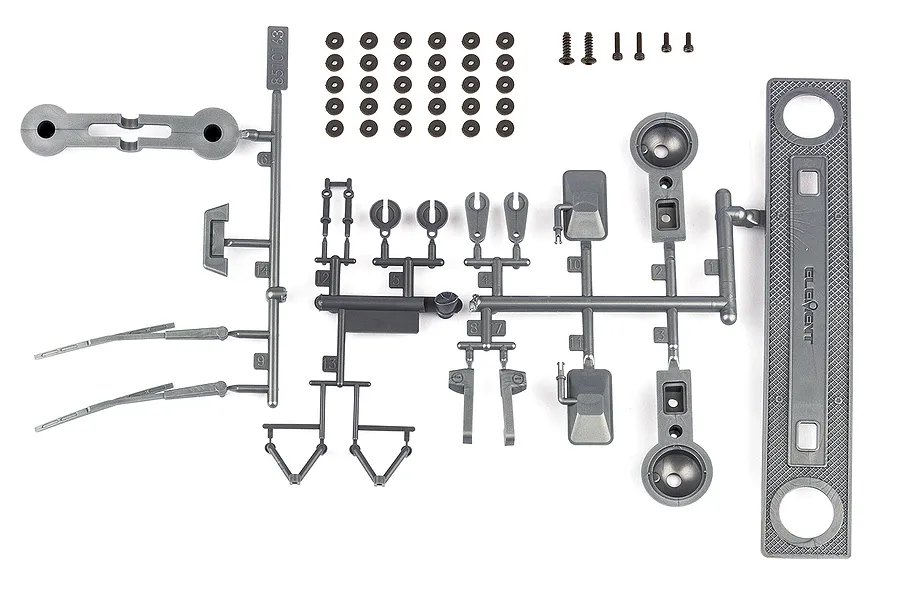 Element RC Trailwalker Body Shell Accessories - Silver image 73241