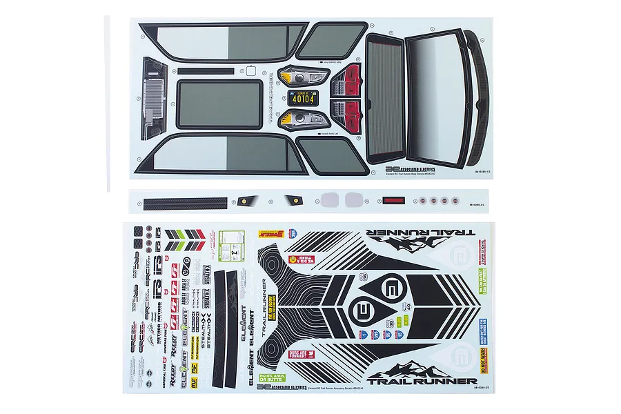 Element RC Trailrunner Body Shell Decals image 73245