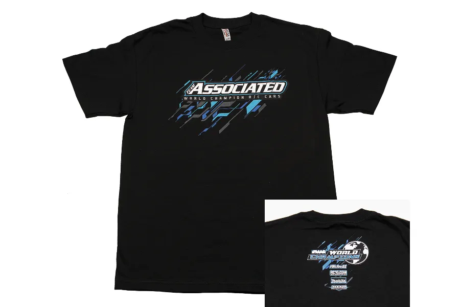 Team Associated Black AE 2017 Worlds T-Shirt - Small image 73272