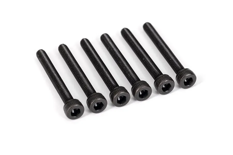Traxxas 3x25mm Fine Thread Cap Head Screws 6Pcs image 73336