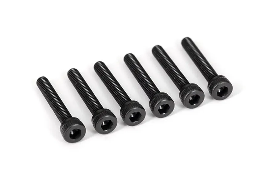 Traxxas 3x18mm Fine Thread Cap Head Screws 6Pcs image 73337