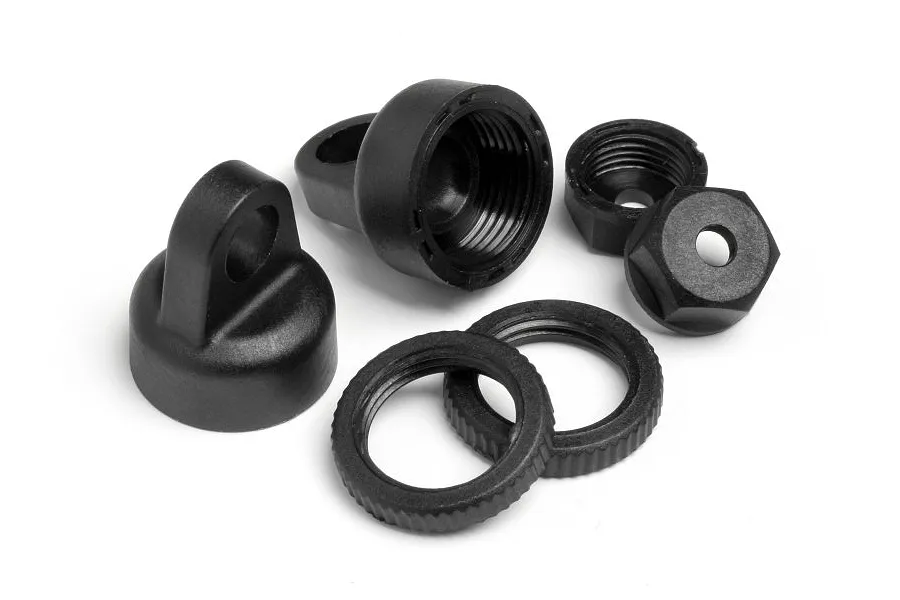 HPI Firestorm/Blitz Shock Cap/Preload Collar Set image 7336