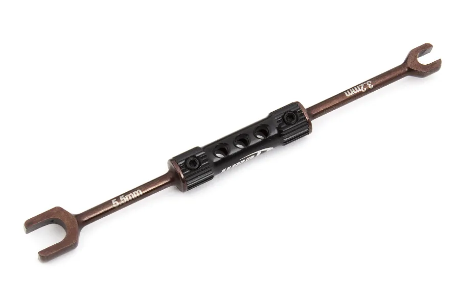 Factory Team Steel 3.2mm &amp;amp; 5.5mm Turnbuckle Wrench - Gunmetal image 73379