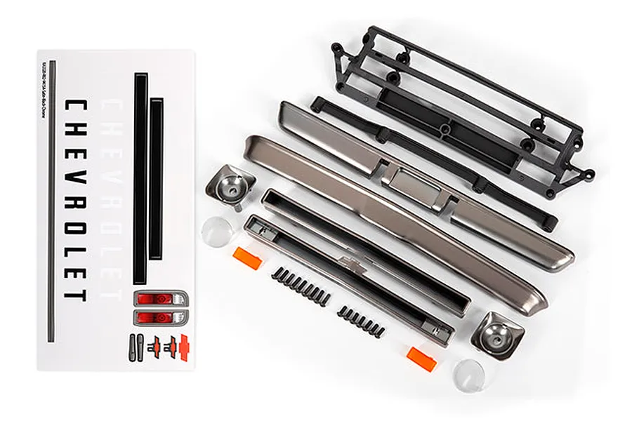 Traxxas Chevrolet C10 Satin Black Body Shell Accessory Set w/ Bumpers image 73433