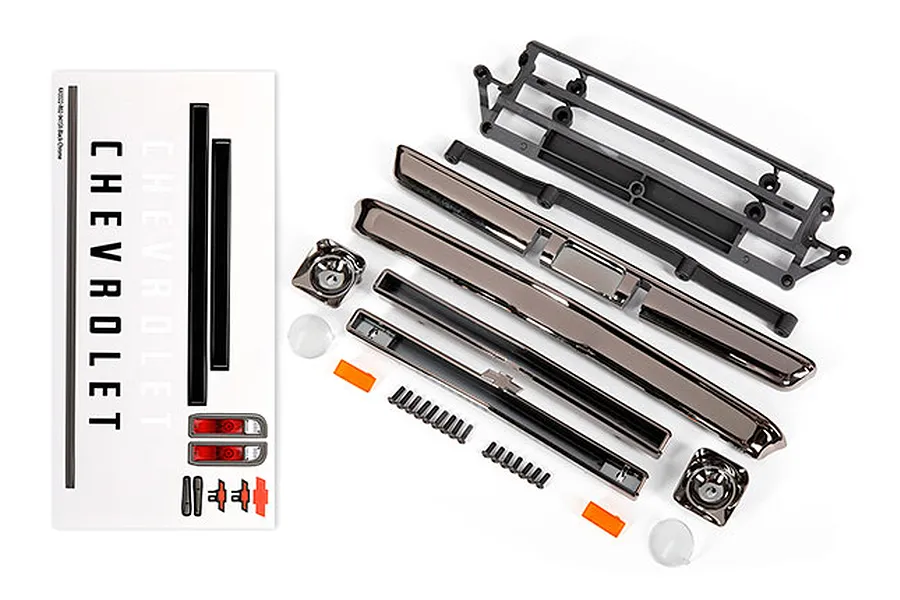 Traxxas Chevrolet C10 Black Chrome Body Shell Accessory Set w/ Bumpers image 73435