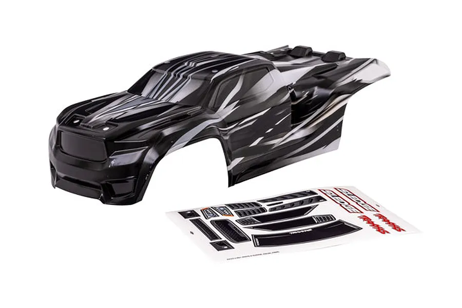 Traxxas 1/8 Sledge Prographix Black Body Shell image 73437