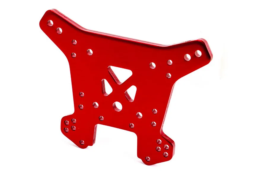 Traxxas Red Aluminium Rear Shock Tower image 73440