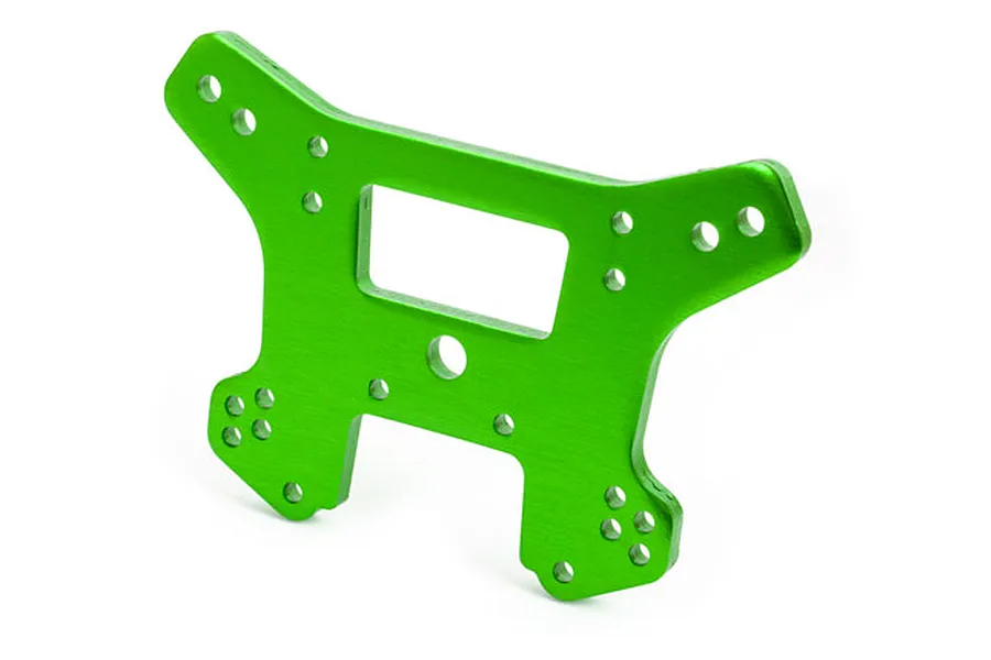 Traxxas Green Aluminium Front Shock Tower image 73443