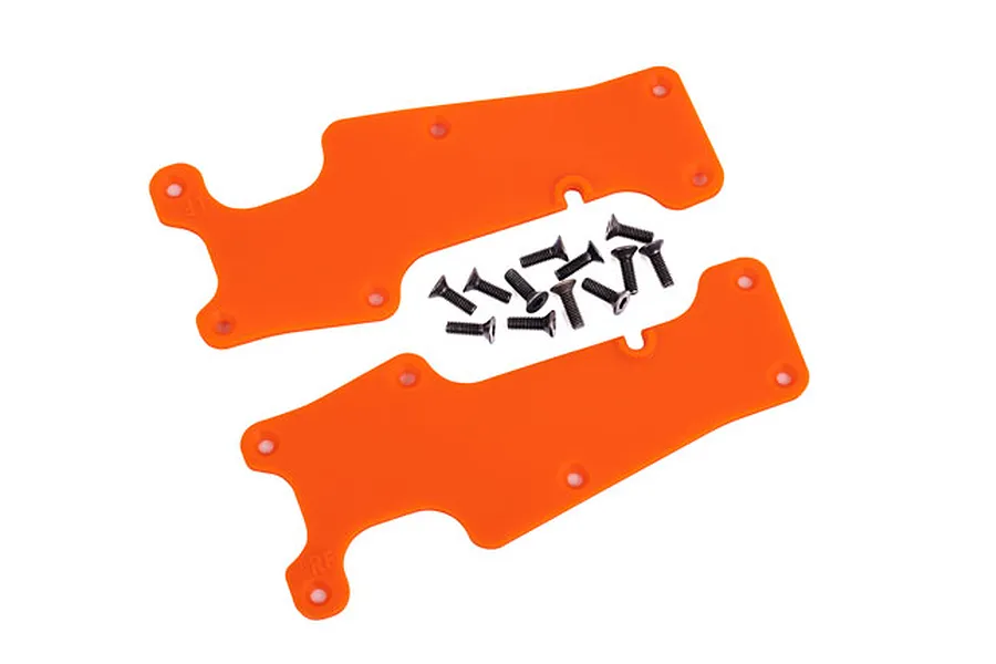 Traxxas Orange Front Suspension Arm Covers 2Pcs image 73447