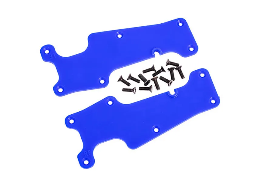 Traxxas Blue Front Suspension Arm Covers 2Pcs image 73448
