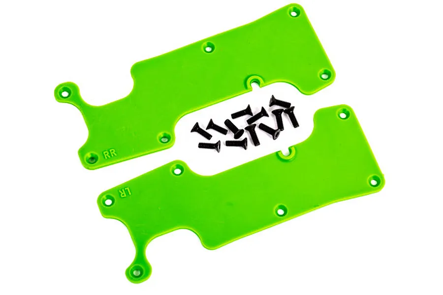 Traxxas Green Rear Suspension Arm Covers 2Pcs image 73449