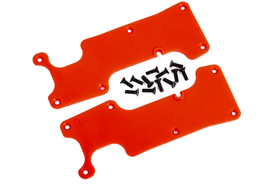 Traxxas Red Rear Suspension Arm Covers 2Pcs image 73450