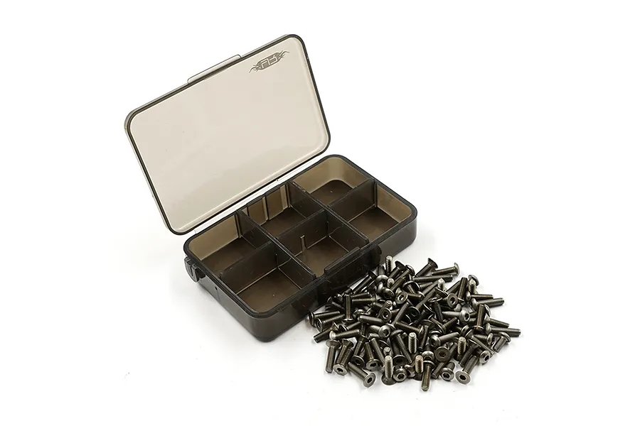 Yeah Racing Titanium Screw Kit w/ Box for Kyosho Optima MID image 73466