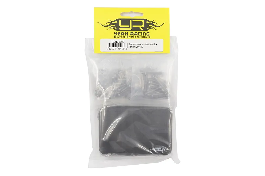 Yeah Racing Titanium Screw Kit w/ Box for Tamiya CC-02 image 73469