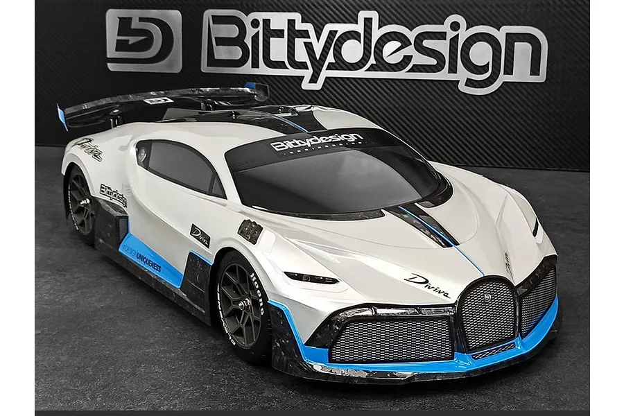 Bittydesign 1/8 Divina ARRMA Unpainted Body Shell w/ Decals image 73523
