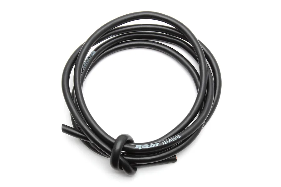 Reedy Power Pro 12AWG Black Silicone Wire 1m image 73567