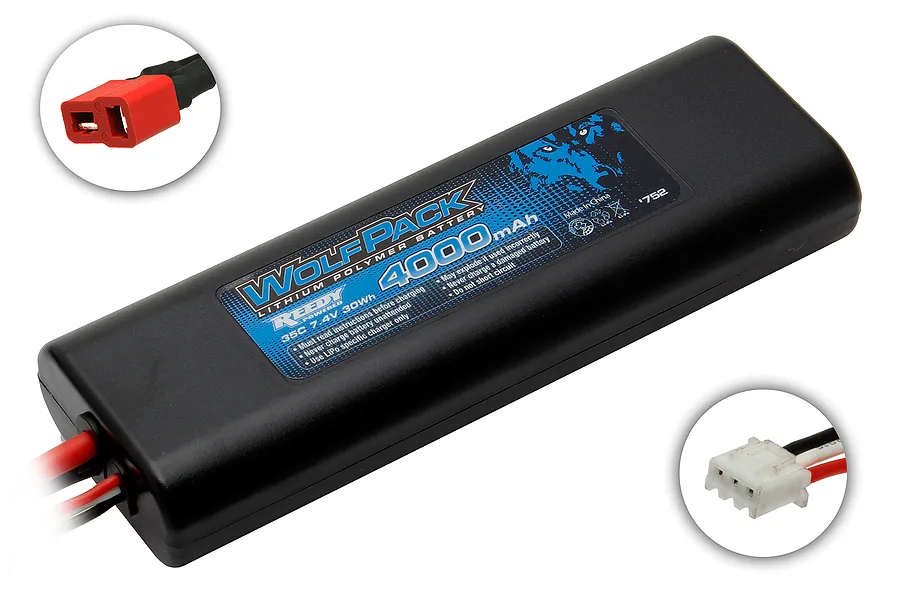 Reedy Power Wolfpack 7.4v 4000mAh 35C LiPo Battery image 73572