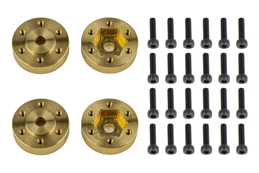 Element RC Brass Beadlock Hex Adapters 4Pcs image 73584
